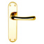 DOOR HANDLES LOCK CLARA SATIN CHROME REF DH059900 DALE HARDWARE